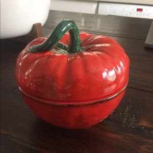 Ceramic Tomato - with lid